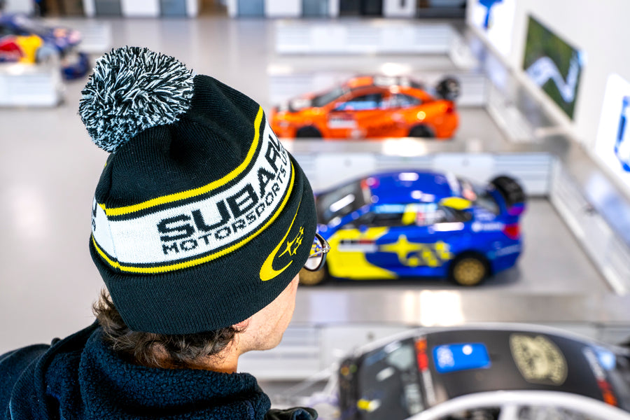 Subaru Motorsports USA | Swoosh Pom Beanie