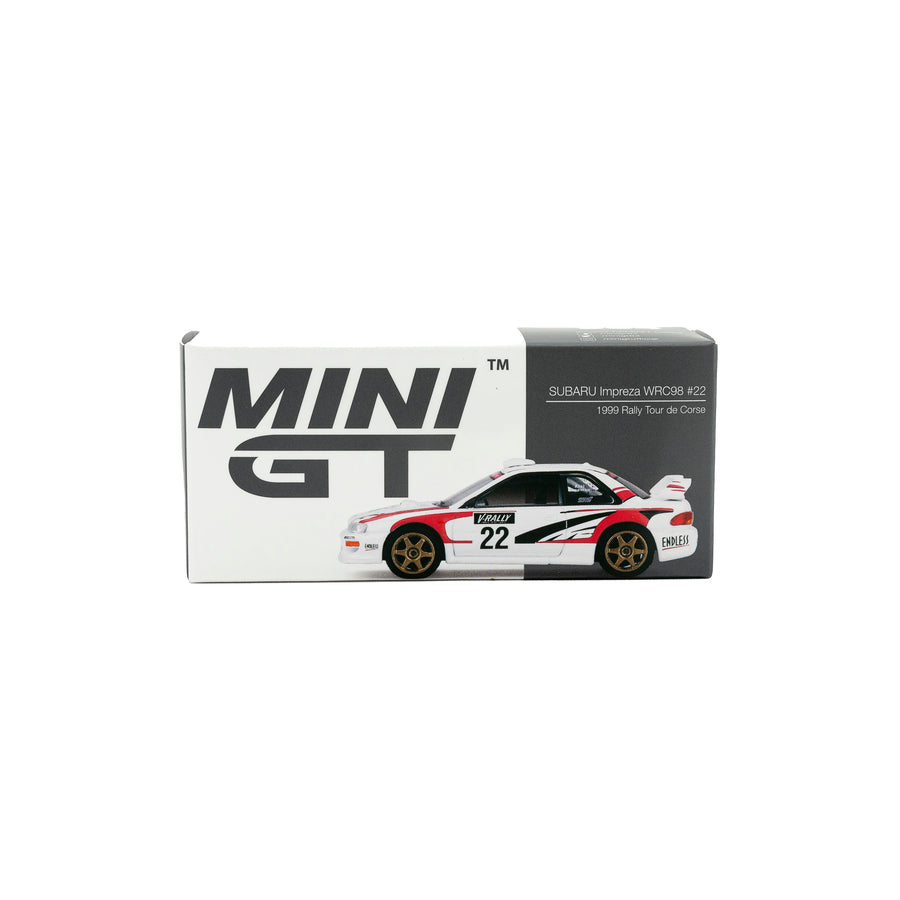 Mini GT | Impreza WRC98 Rally Tour de Course | 1:64 Diecast
