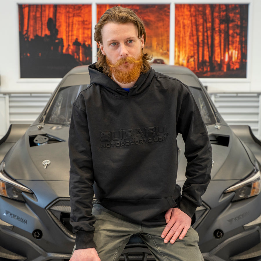 Subaru Motorsports USA | Project Midnight | Embossed Hoodie