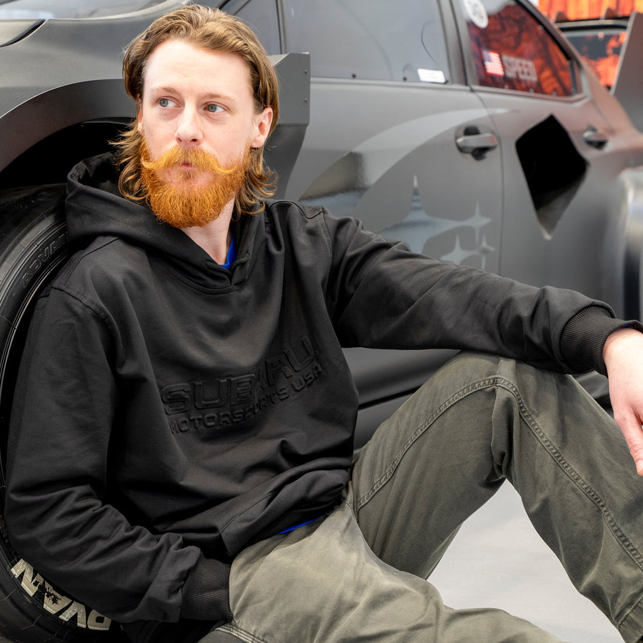 Subaru Motorsports USA | Project Midnight | Embossed Hoodie